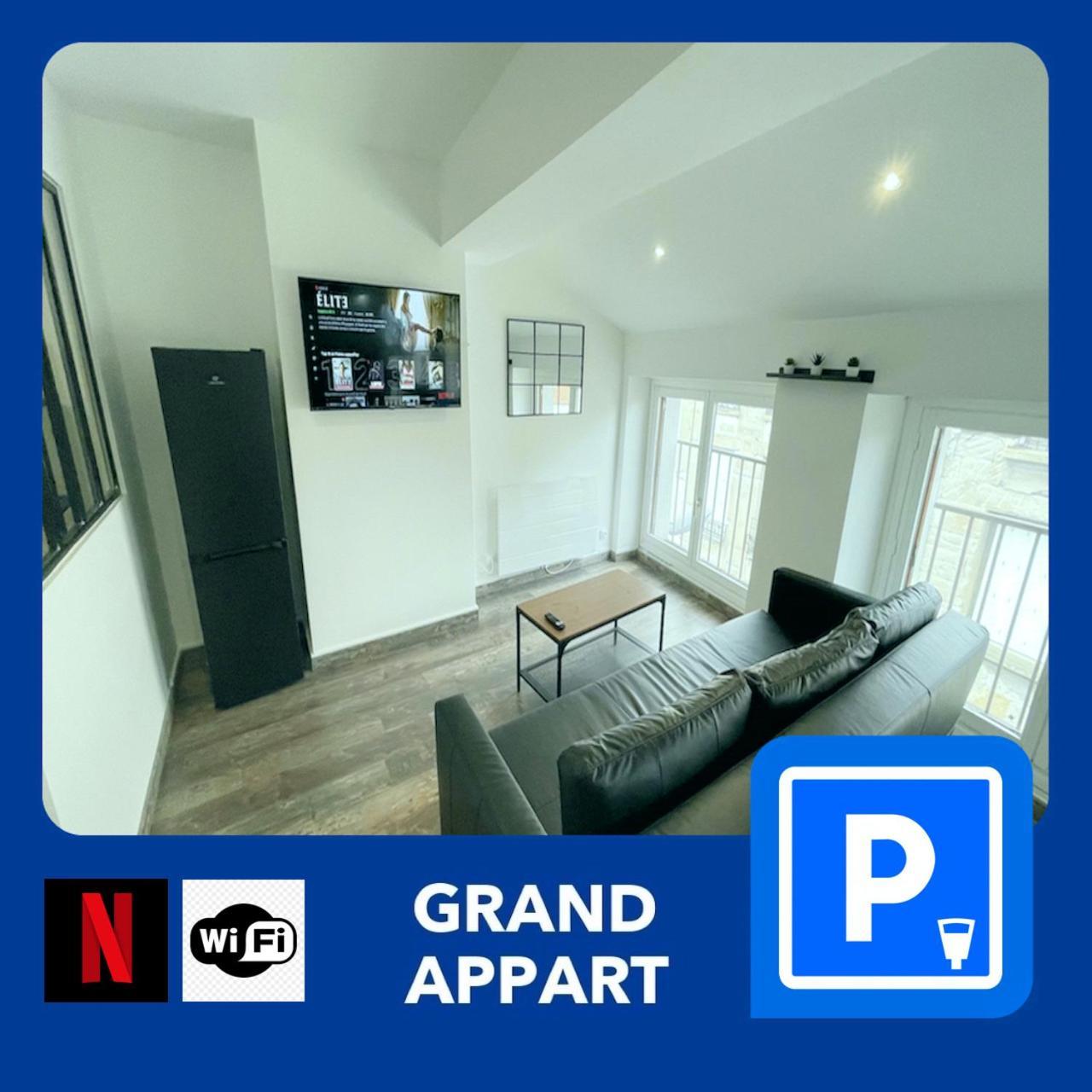 017 Chic & Cosy F2 53M2 Hypercentre Wifi Smart Tv Netflix Lejlighed Saint-Etienne  Eksteriør billede